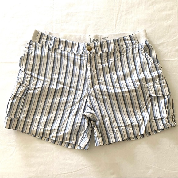 Lee Stripe Cargo Shorts - Picture 1 of 5